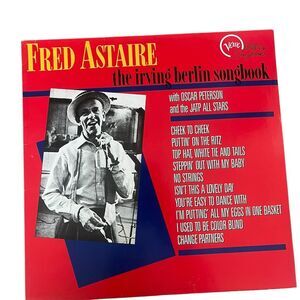 Fred Astaire The‎ Irving Berlin Songbook LP Vinyl Record Jazz Pop 1986